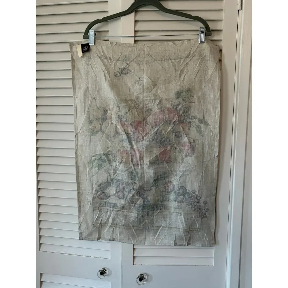 Le Telerie Toscane Firenze tea towel Italy fruit linen botanical basket